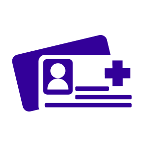 Illustration of an insurance card